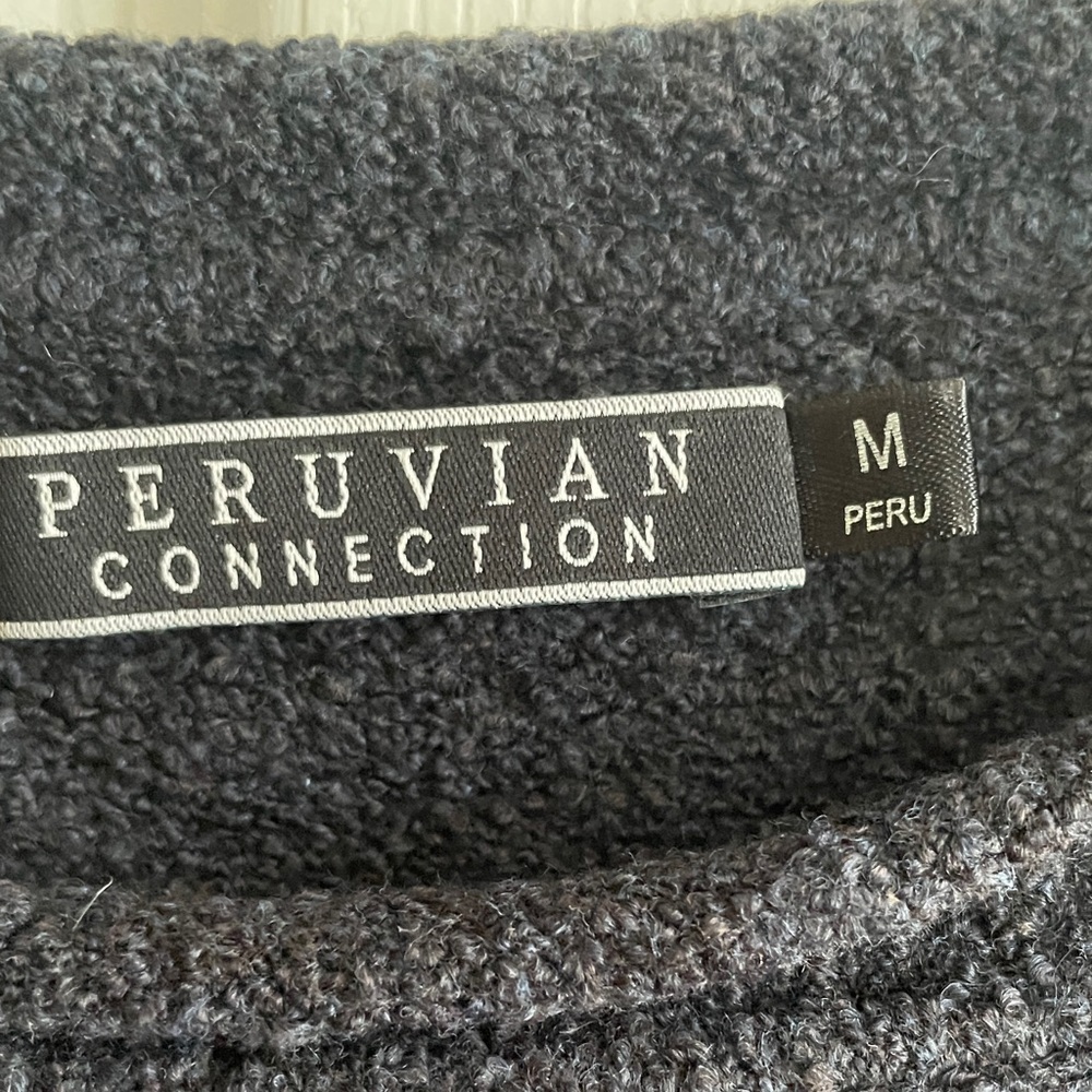 Peruvian Connection Multicolor Patterned Crew Nec… - image 5